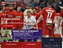 Tablet Screenshot of cskk.hu